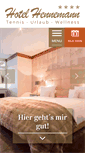 Mobile Screenshot of hotel-hennemann.de