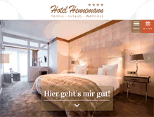 Tablet Screenshot of hotel-hennemann.de